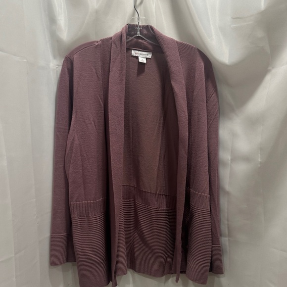 Liz Claiborne Sweaters - Liz Claiborne Mauve Cardigan NWOT size XL